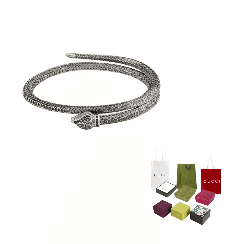Браслет Gucci Garden Snake Bracelet Silver - изображение 5