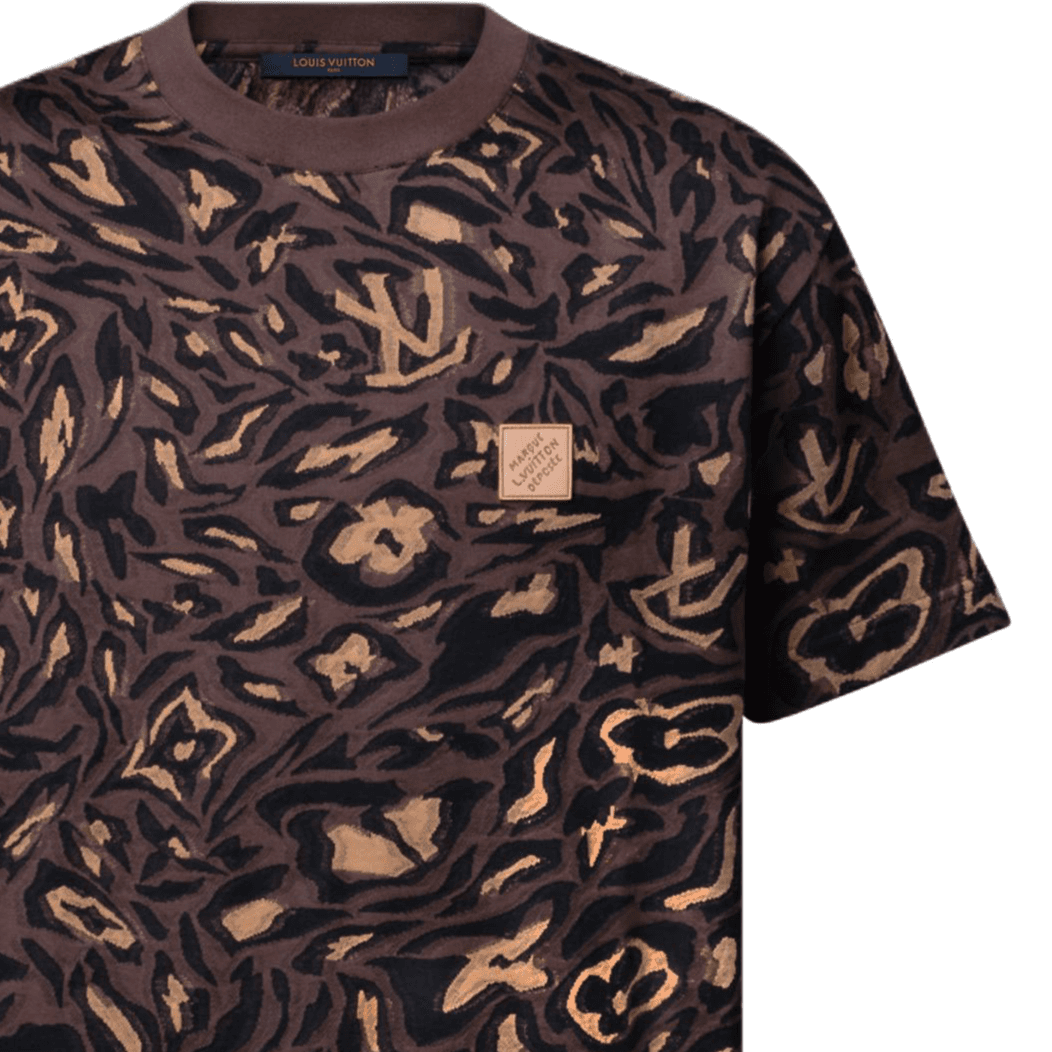 Футболка LOUIS VUITTON x Nigo FW25 T - изображение 4