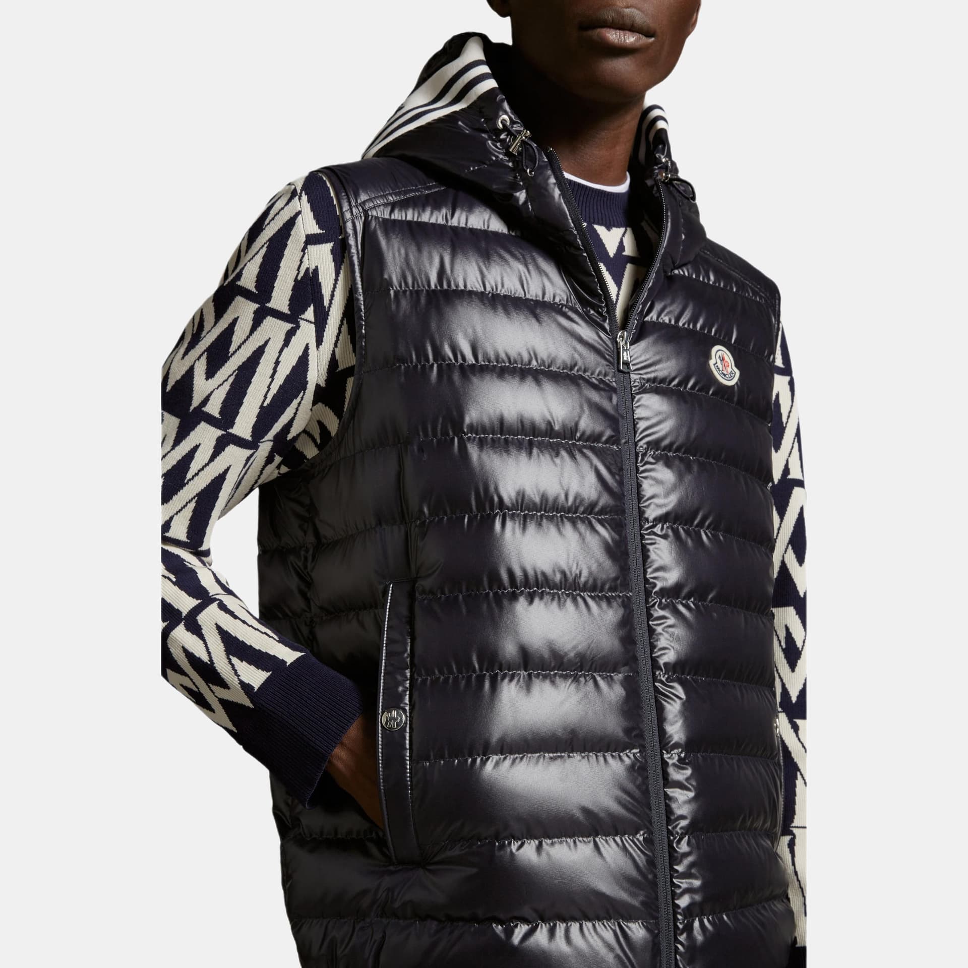 Зимняя куртка Moncler SS24 Midnight Blue - изображение 3