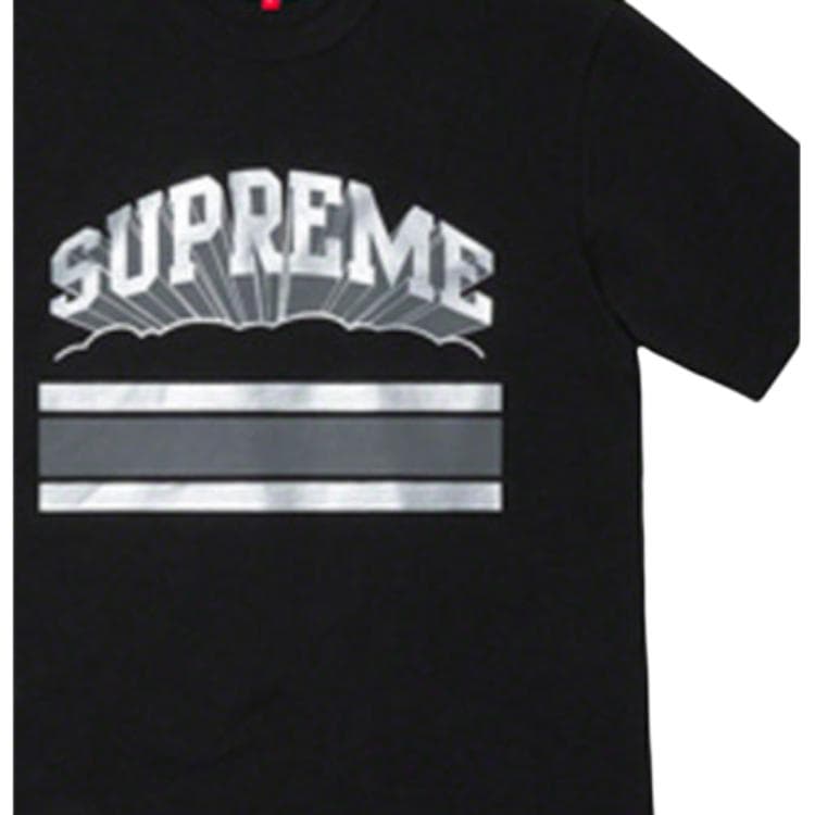 Футболка Supreme SS19 Cloud Arc Tee Black logoT - изображение 2