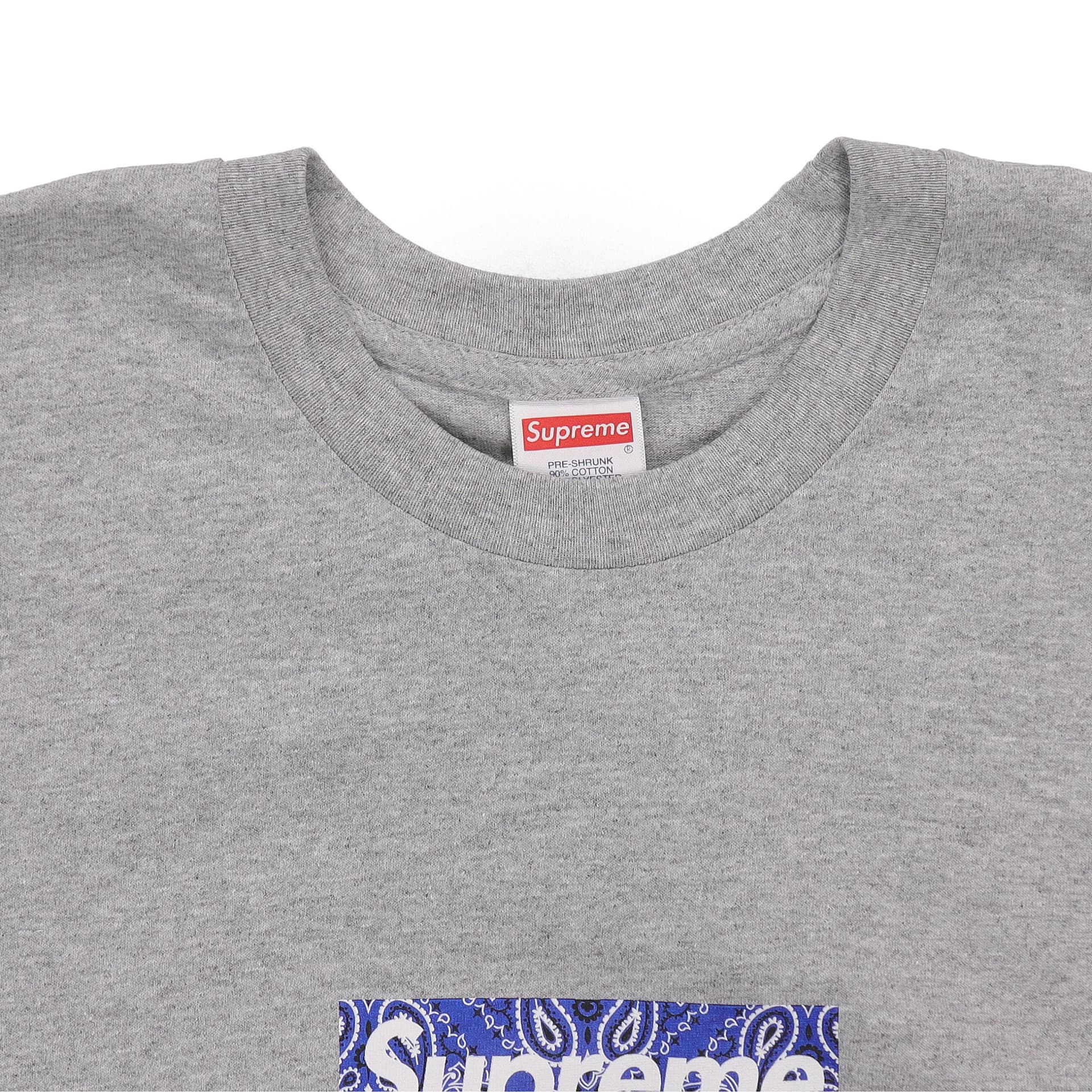 Футболка Supreme FW19 Week 17 Bandana Box Logo Tee T - изображение 5