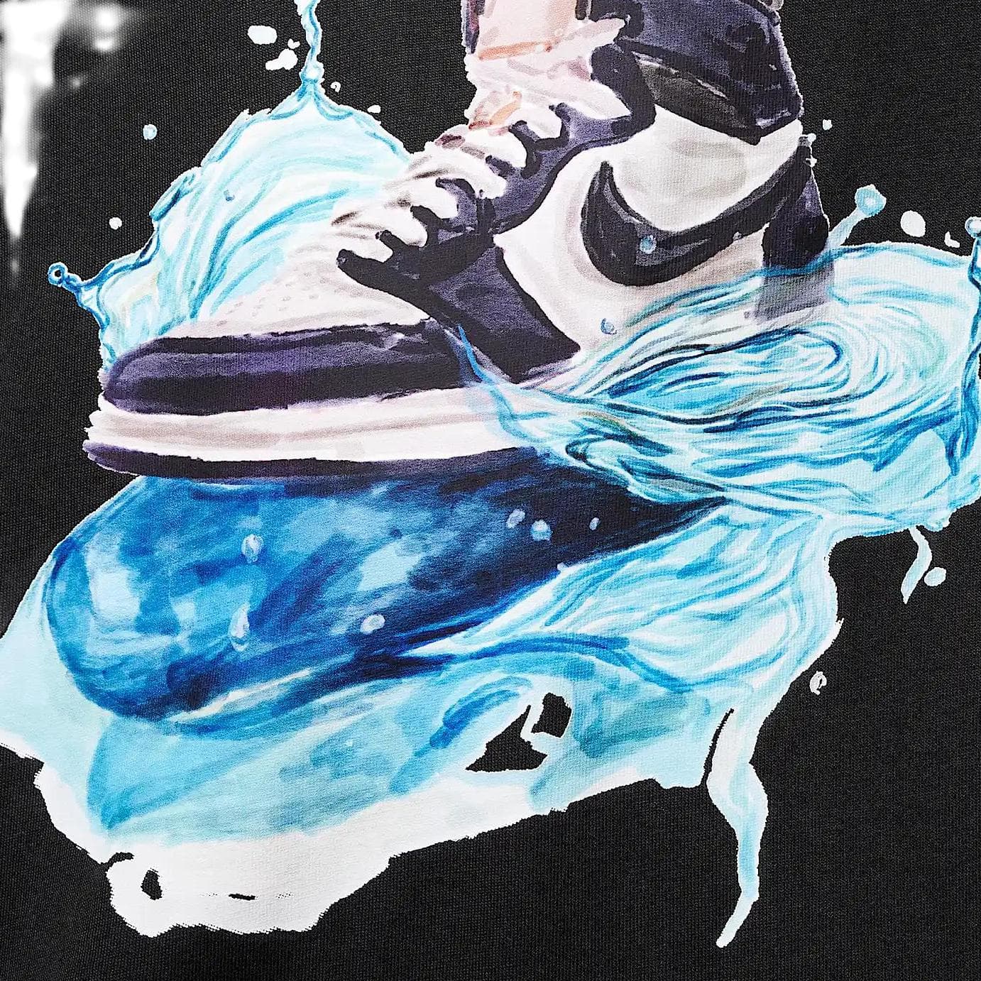 Футболка Джордан AJ1Jumpman T Рубашка Черная Детская - изображение 5