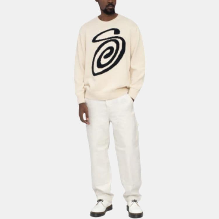 Кофта Stussy Curly S Sweater — фото 5