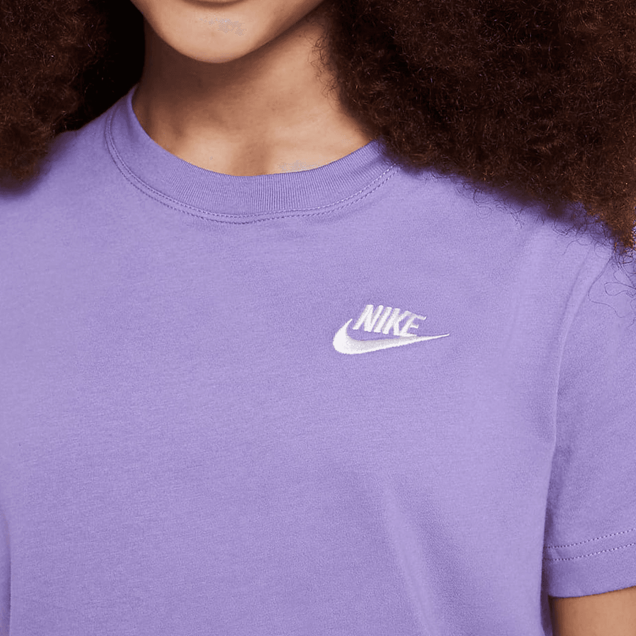 Футболка NIKE Космос Фиолетовый Kids Т-рубашки - изображение 3