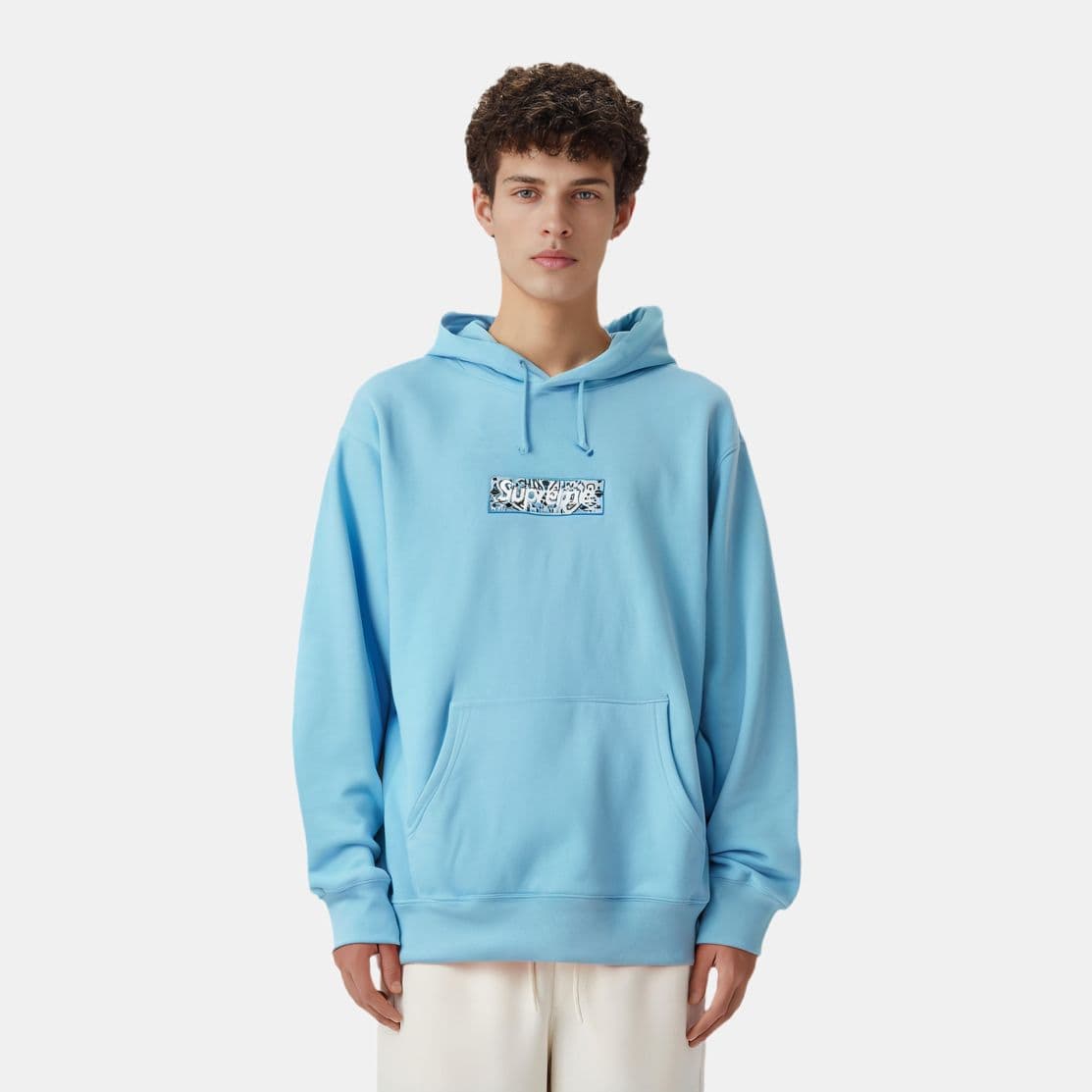 Кофта Supreme Bandana Box Logo Hooded Sweatshirt - изображение 2