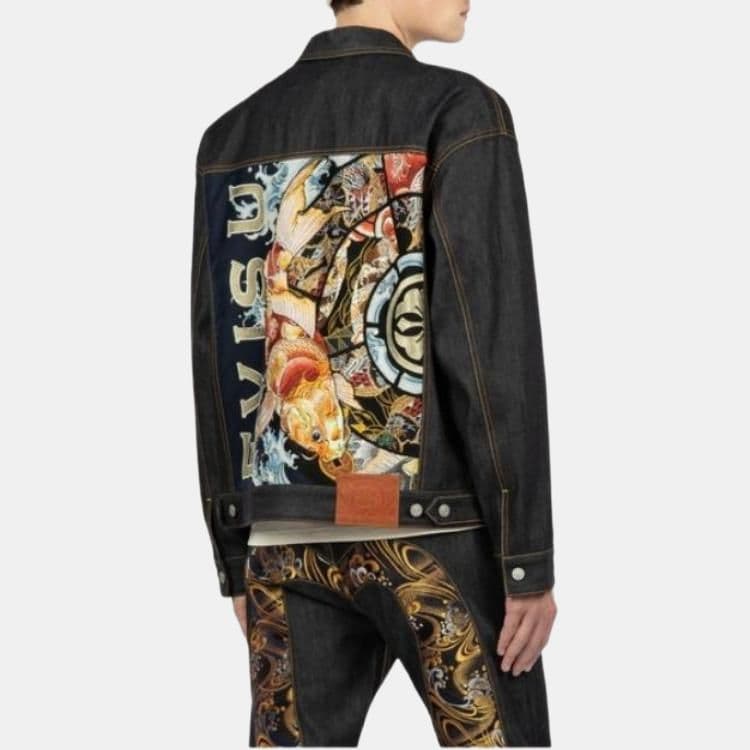 Джинсовая куртка EVISU Denim Jacket - изображение 3