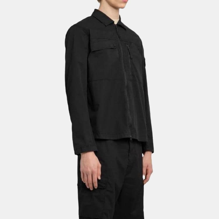 Куртка Stone Island SS24 Black Jacket - изображение 5