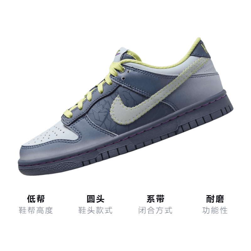 Кроссовки Nike Dunk "Halloween" GS - изображение 3