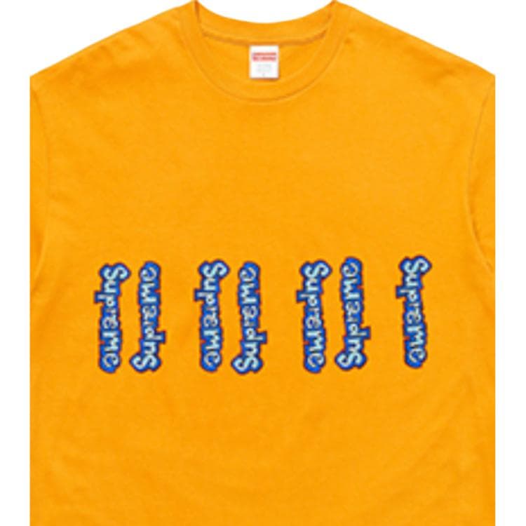 Футболка Supreme SS18 Gonz Logo Tee Mustard LogoT - изображение 2