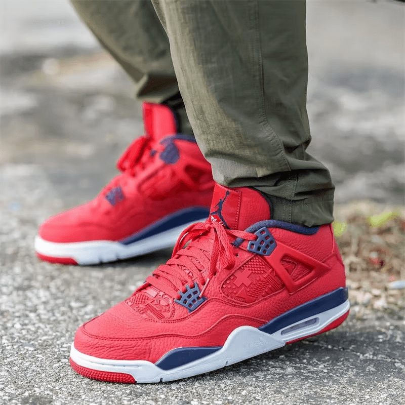 Кроссовки для баскетбола Jordan Air Jordan 4 SE FIBA Gym Red GS - изображение 2
