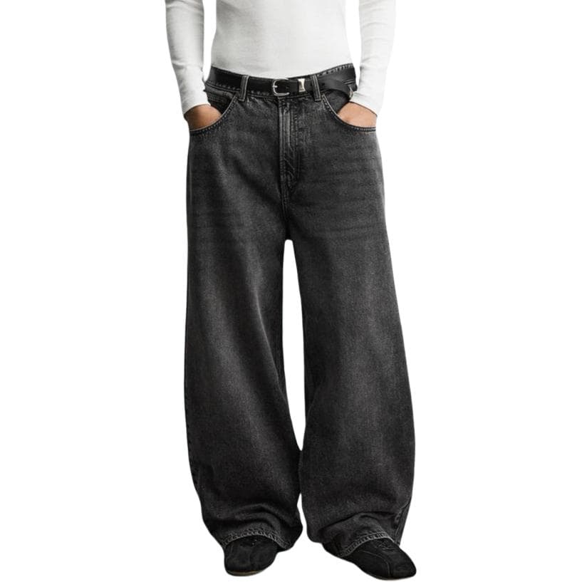 Штаны ZARA Gray Men's Jeans ZARA Серый Мужские Джинсы - изображение 3