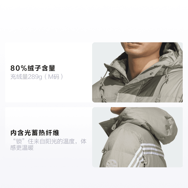 Зимняя куртка adidas originals LONG DOWN JACKET — фото 2