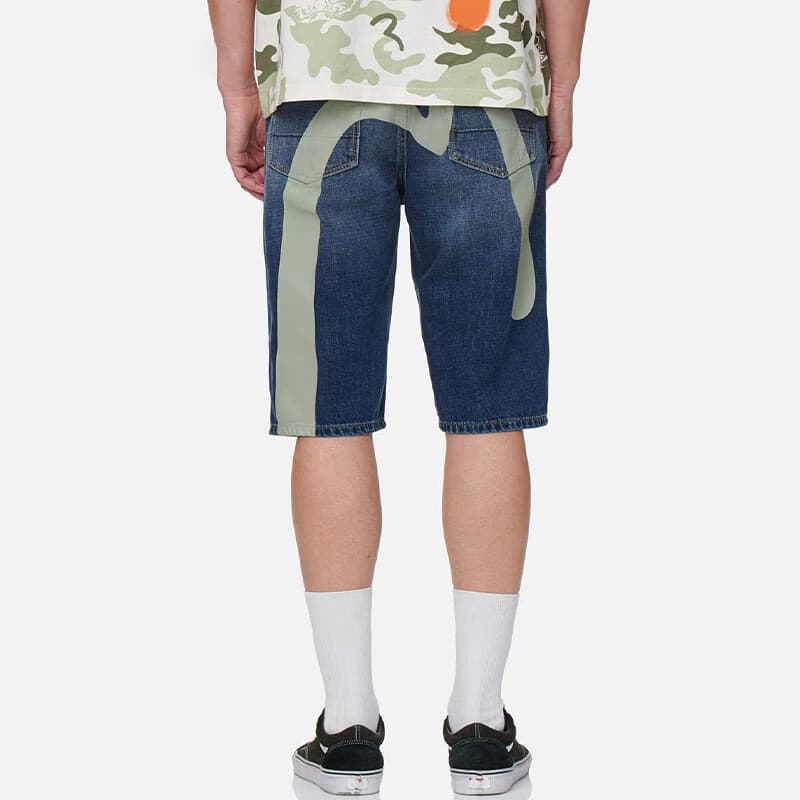 Джинсовые шорты EVISU SS21 m - изображение 6