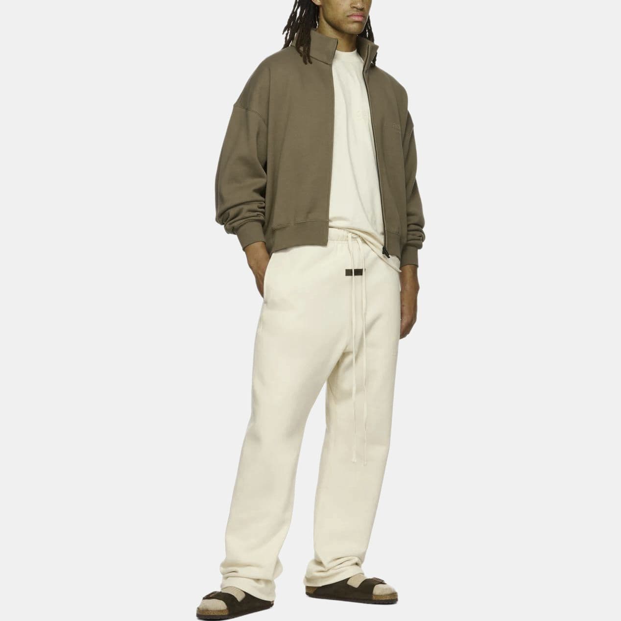 Куртка Fear of God Essentials FW22 Brown Full Zip Jacket - изображение 6