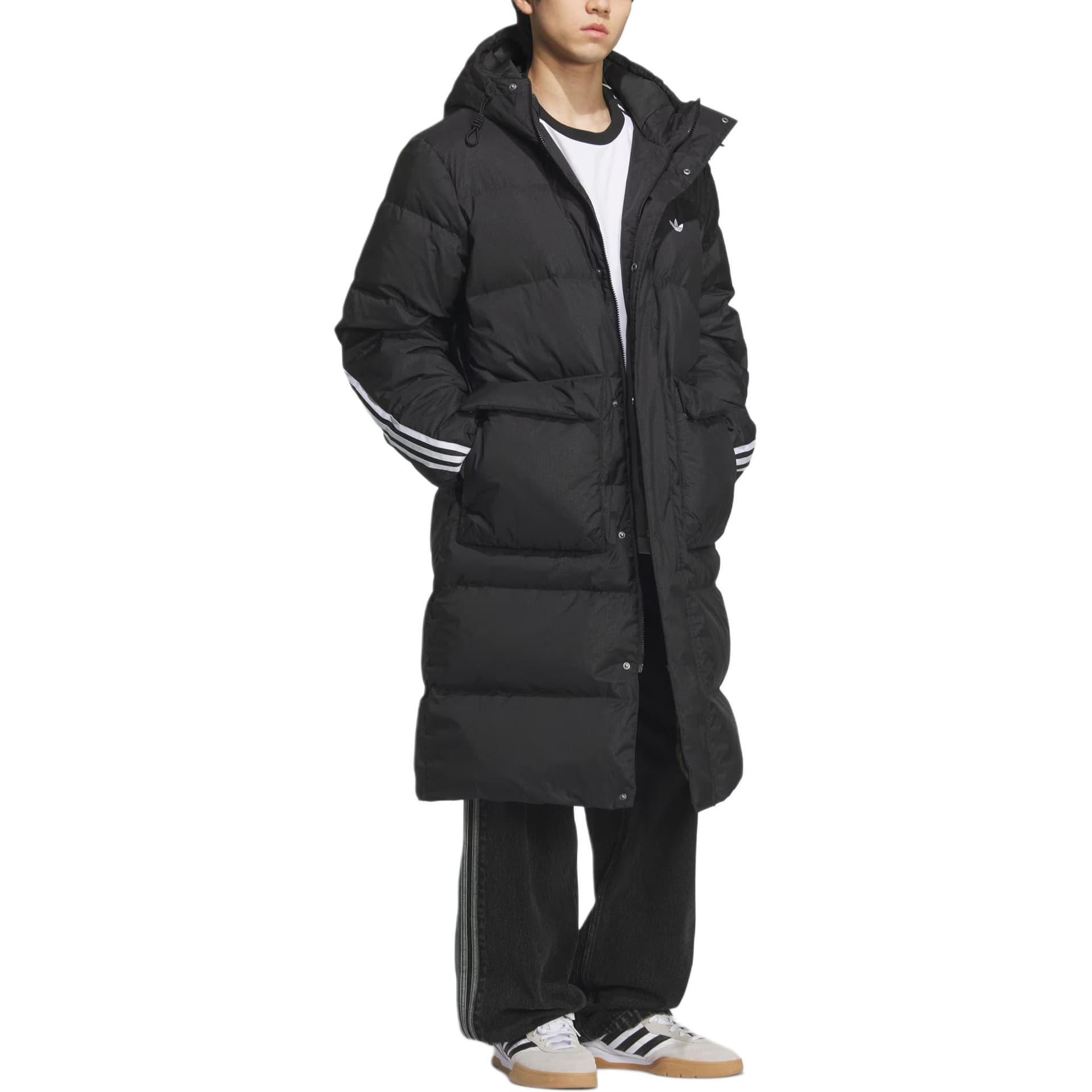 Зимняя куртка adidas originals LONG DOWN JACKET LONG DOWN JACKET — фото 5