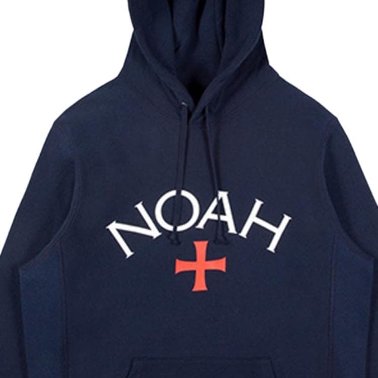 Худи NOAH Core Logo Hoodie Navy Logo - изображение 2