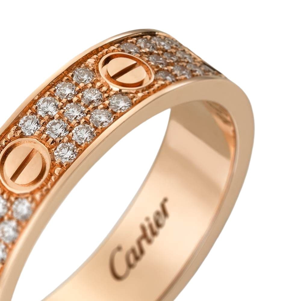 Кольцо Cartier LOVE Ring Rose Gold - изображение 6
