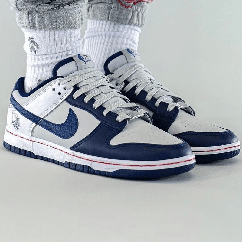 Кроссовки NBA x Nike Dunk Low EMB "Brooklyn Nets" 75 GS - изображение 4