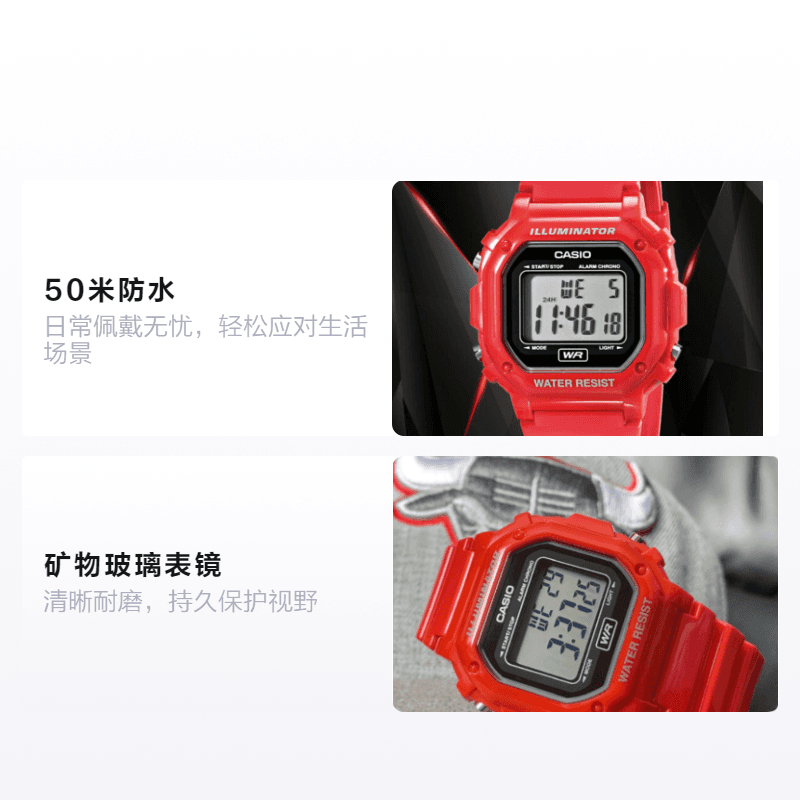 Часы CASIO STANDARD 50 F-108WHC-4ACF - изображение 2