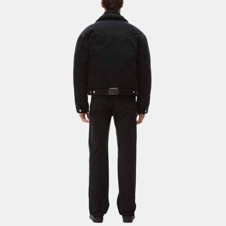 Джинсовая куртка Alexander Wang Denim Biker Jacket Black - изображение 3