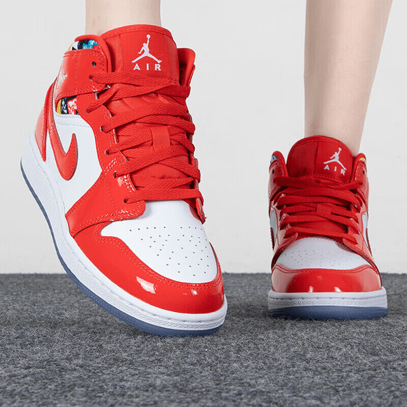 Кроссовки для баскетбола Jordan Air Jordan 1 Mid GS - изображение 5