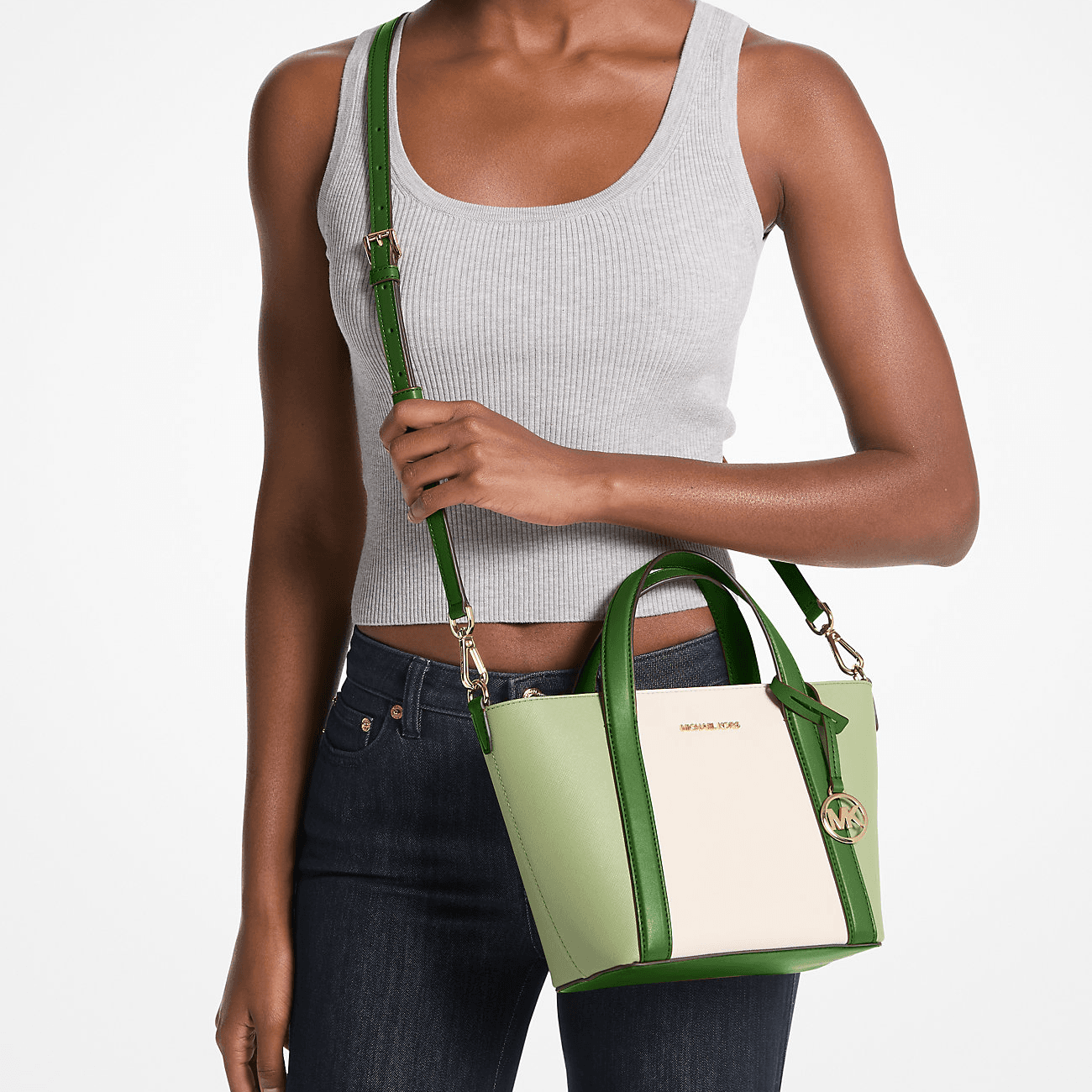 Сумка MICHAEL KORS MK Pratt Logo Tote - изображение 7