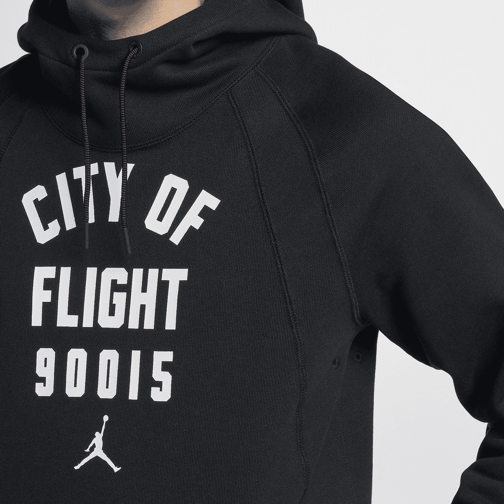 Худи Air Jordan City Of Flight Hoodie Black - изображение 4