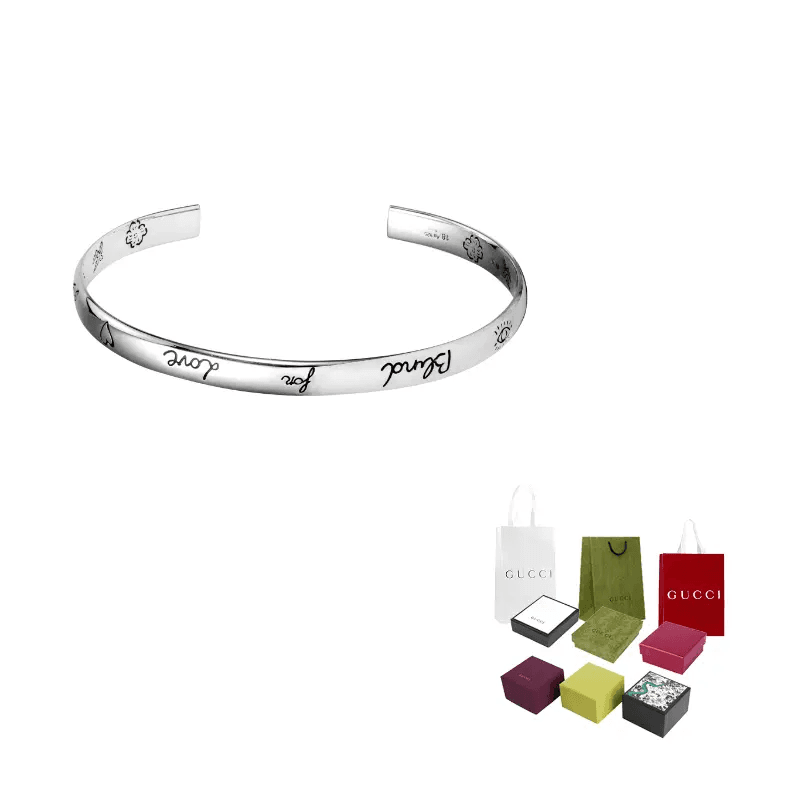 Браслет Gucci Blind For Love Silver Bracelet - изображение 5