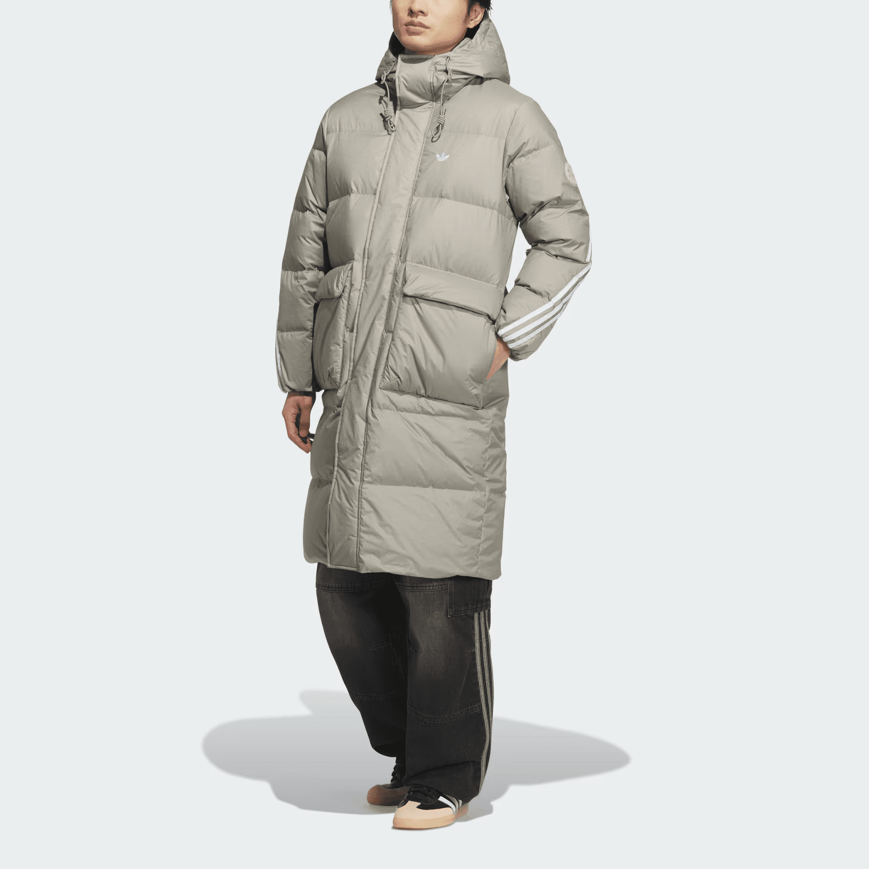 Зимняя куртка adidas originals LONG DOWN JACKET — фото 4