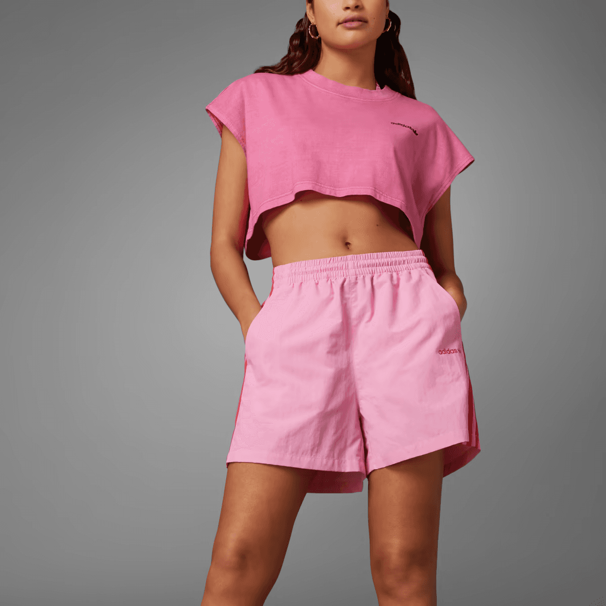 Шорты adidas Originals Shorts Pink - изображение 2