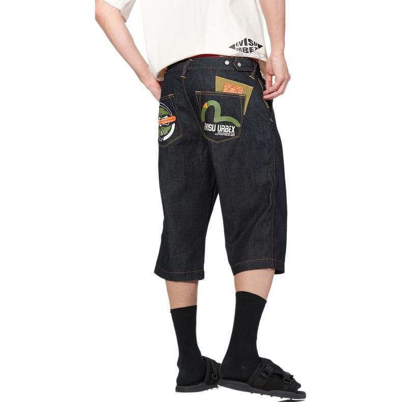 Джинсовые шорты EVISU Denim Shorts - изображение 5