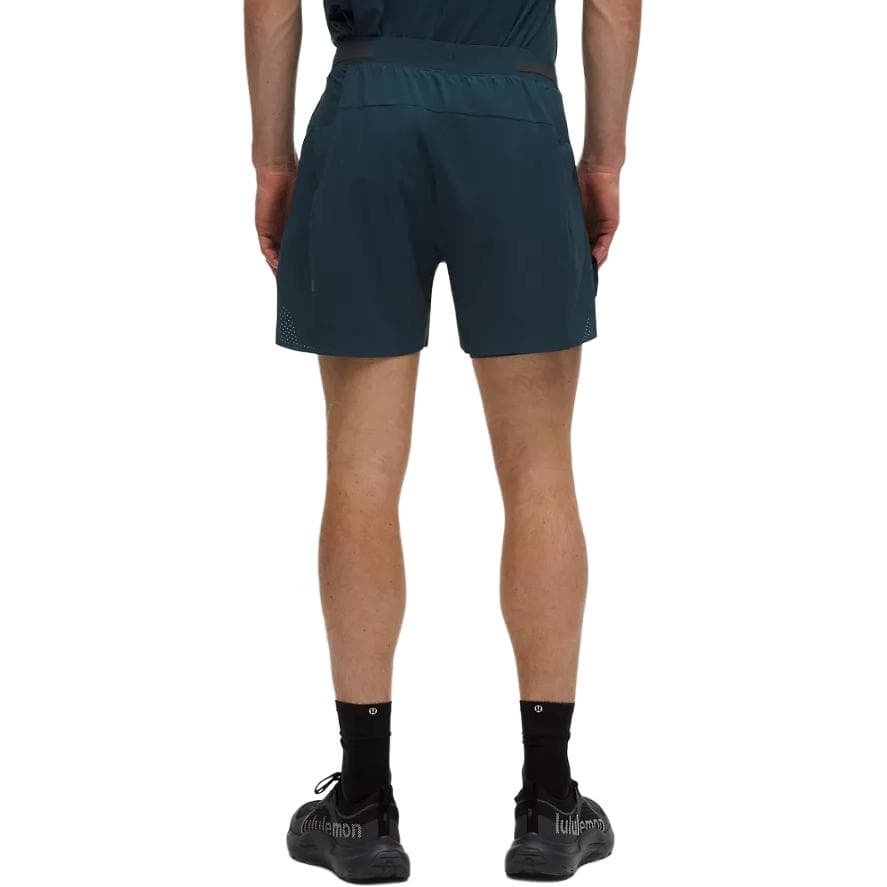 Тренировочные штаны lululemon Fast and Free Lined Running Short5" Black) - изображение 6