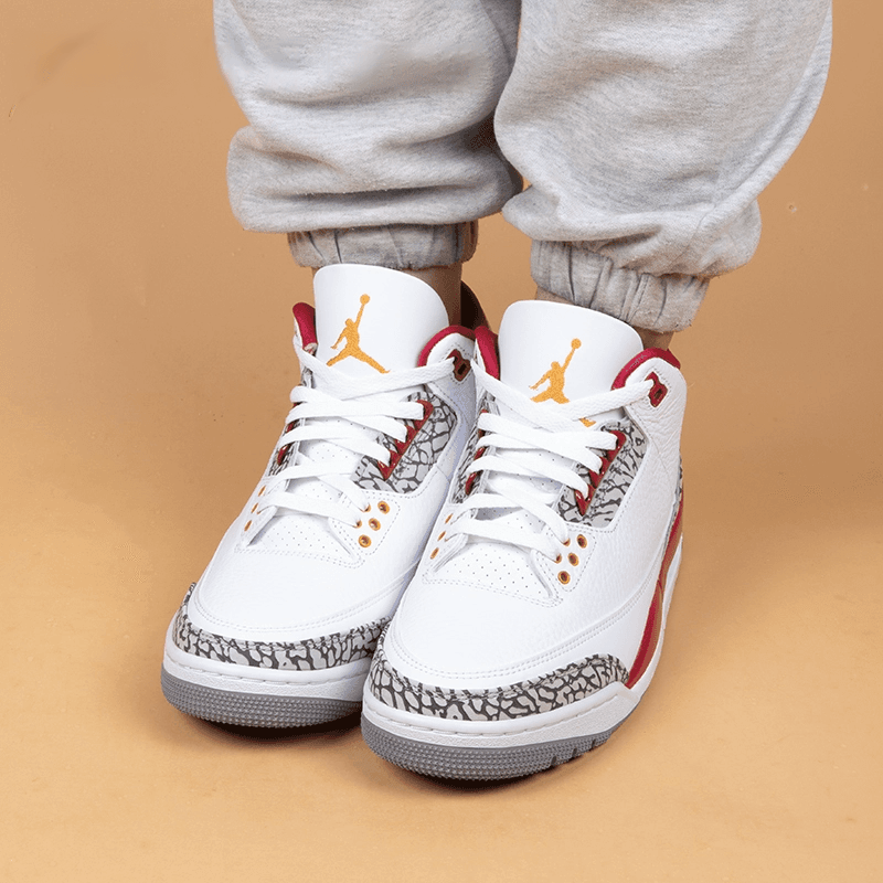 Кроссовки для баскетбола Jordan Air Jordan 3 Retro "Cardinal Red" GS - изображение 4