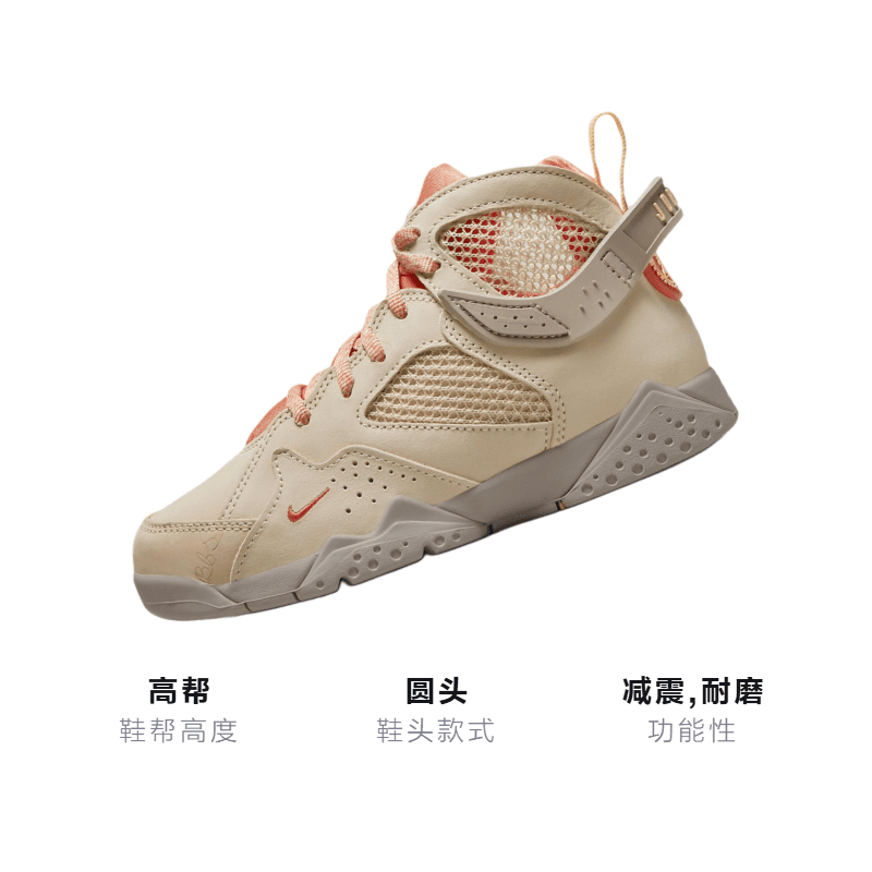 Кроссовки для баскетбола Bephies Beauty Supply x Jordan Air Jordan 7 Sanddrift - изображение 3