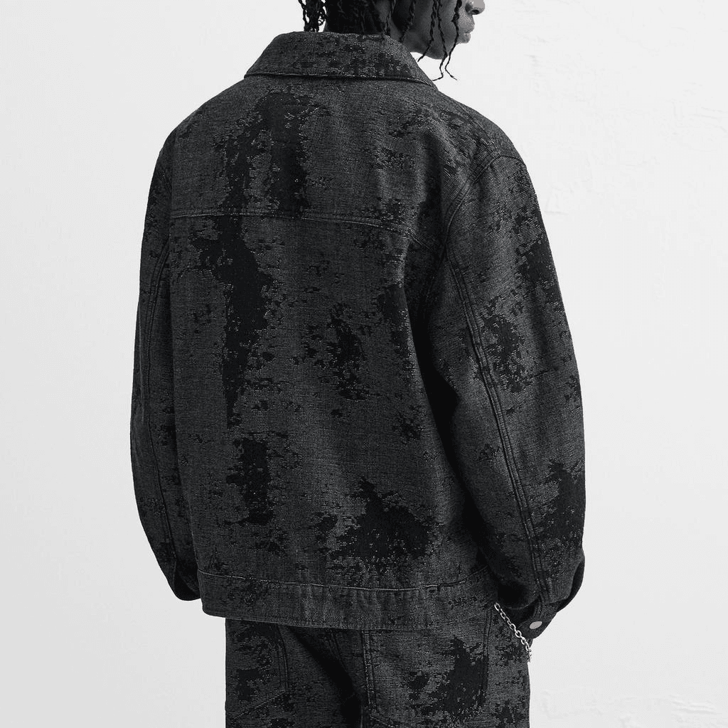 Джинсовая куртка ZARA Denim Jacket Black - изображение 5