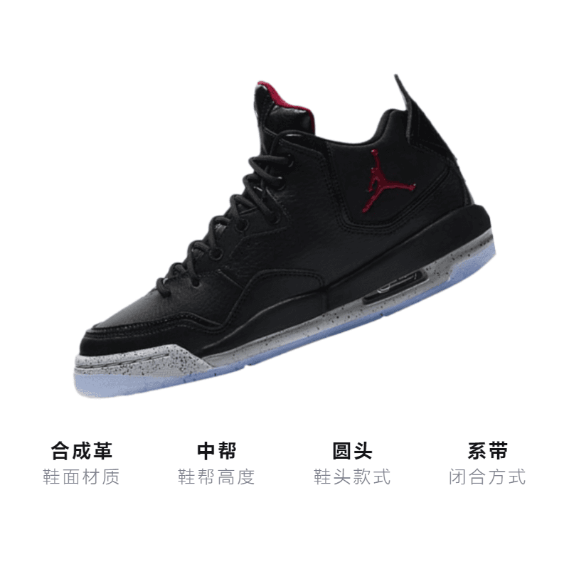 Кроссовки для баскетбола Jordan Courtside 23 Black Cement GS - изображение 3