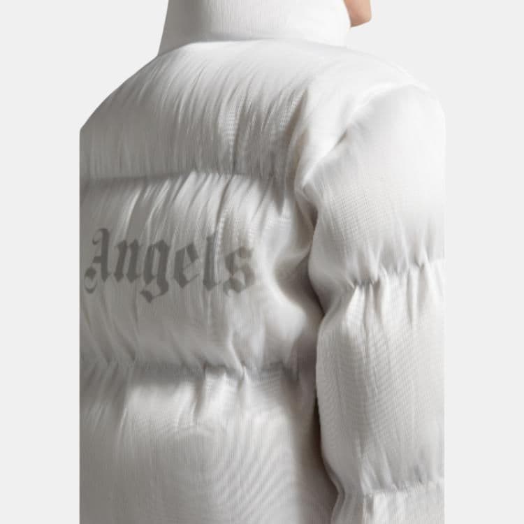 Зимняя куртка Moncler x Palm Angels Maya White - изображение 5