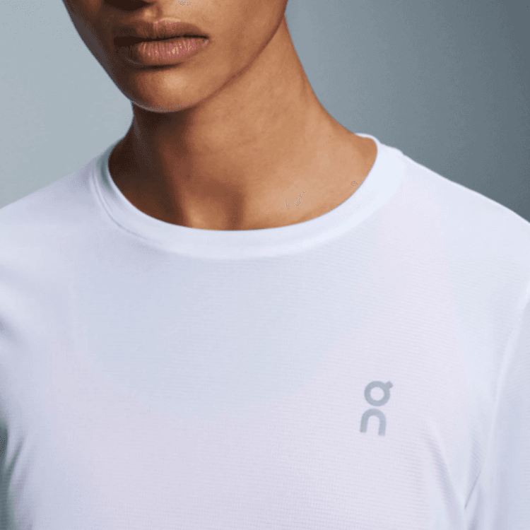On Running T-Shirt Женская Белая - изображение 5
