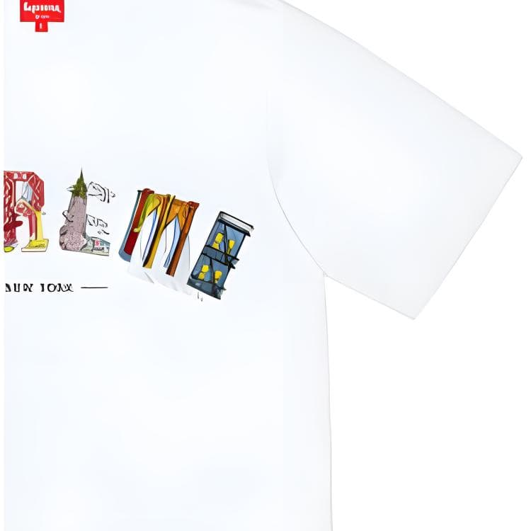 Футболка Supreme SS19 City Arc Tee White - изображение 2