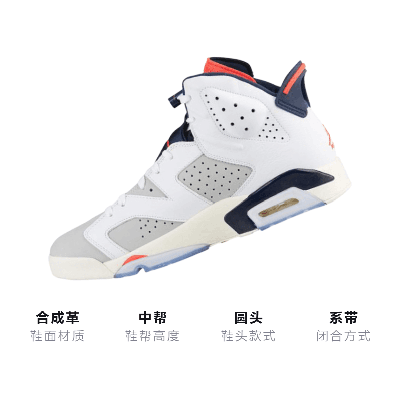 Кроссовки для баскетбола Jordan Air Jordan 6 Retro Tinker GS - изображение 3