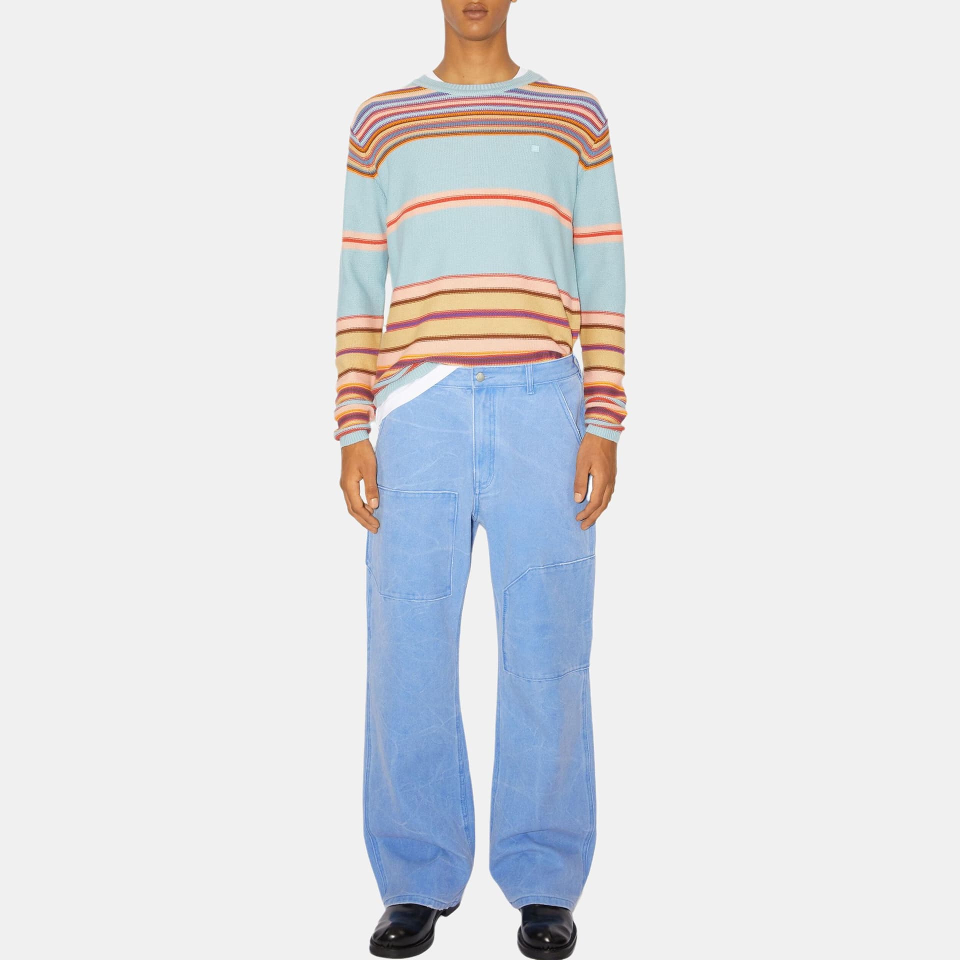 Штаны Acne Studios FW23 Patch Canvas Trousers Face - изображение 3