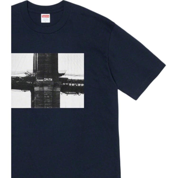 Футболка Supreme Bridge Tee Navy - изображение 3