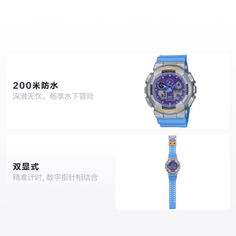 Часы Casio G-Shock GA-100EU-8A2JF - изображение 2