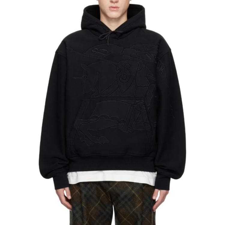 Худи Burberry Hoodie Black — фото 2