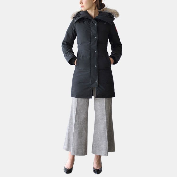 Пуховик Canada Goose Parka Down Jacket Navy Blue Women - изображение 4