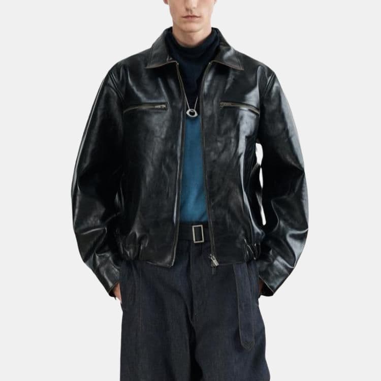 Кожаная куртки ZARA - изображение 3