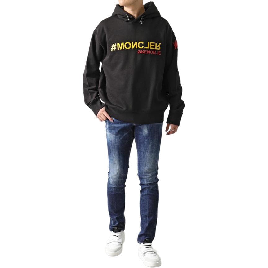 Худи Moncler Grenoble Hoodie Black - изображение 6