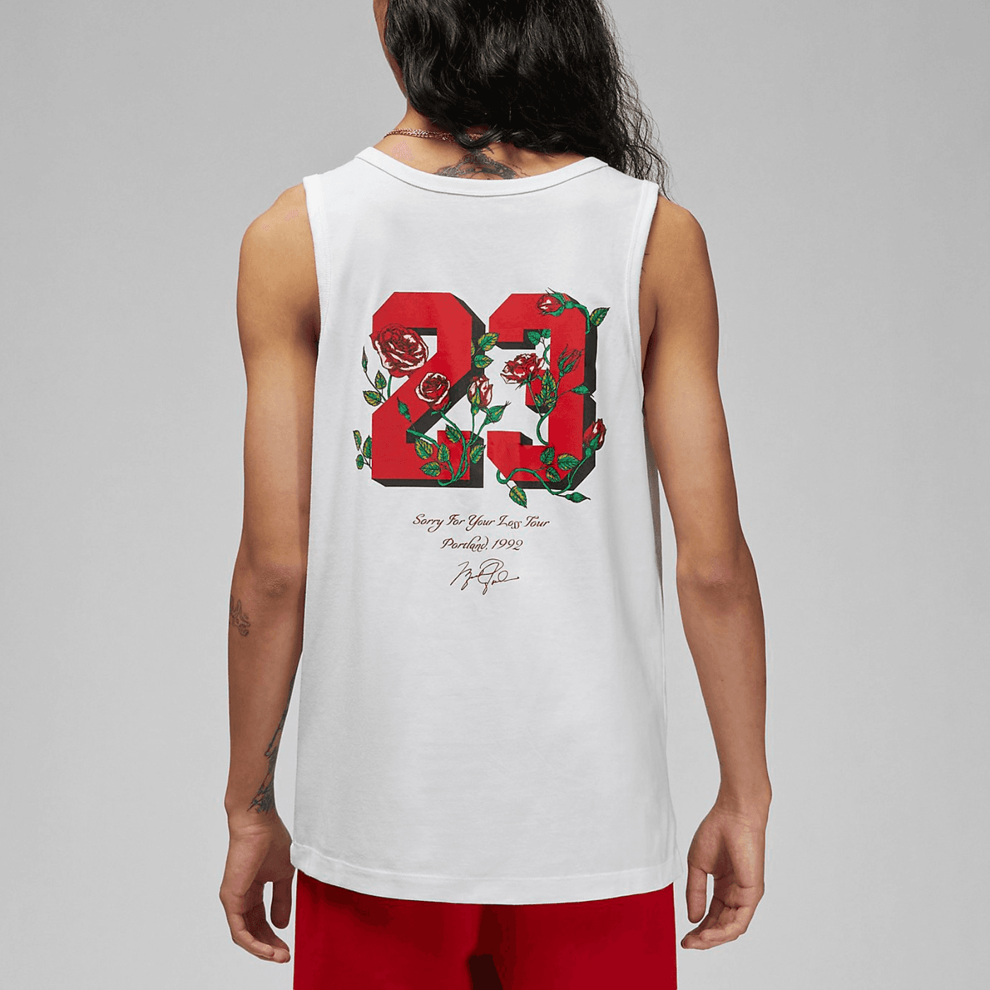 Баскетбольная майка Jordan Logo23 - изображение 4
