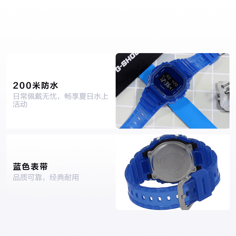 Часы Casio G-Shock DW-5600SB-2PRABS - изображение 2