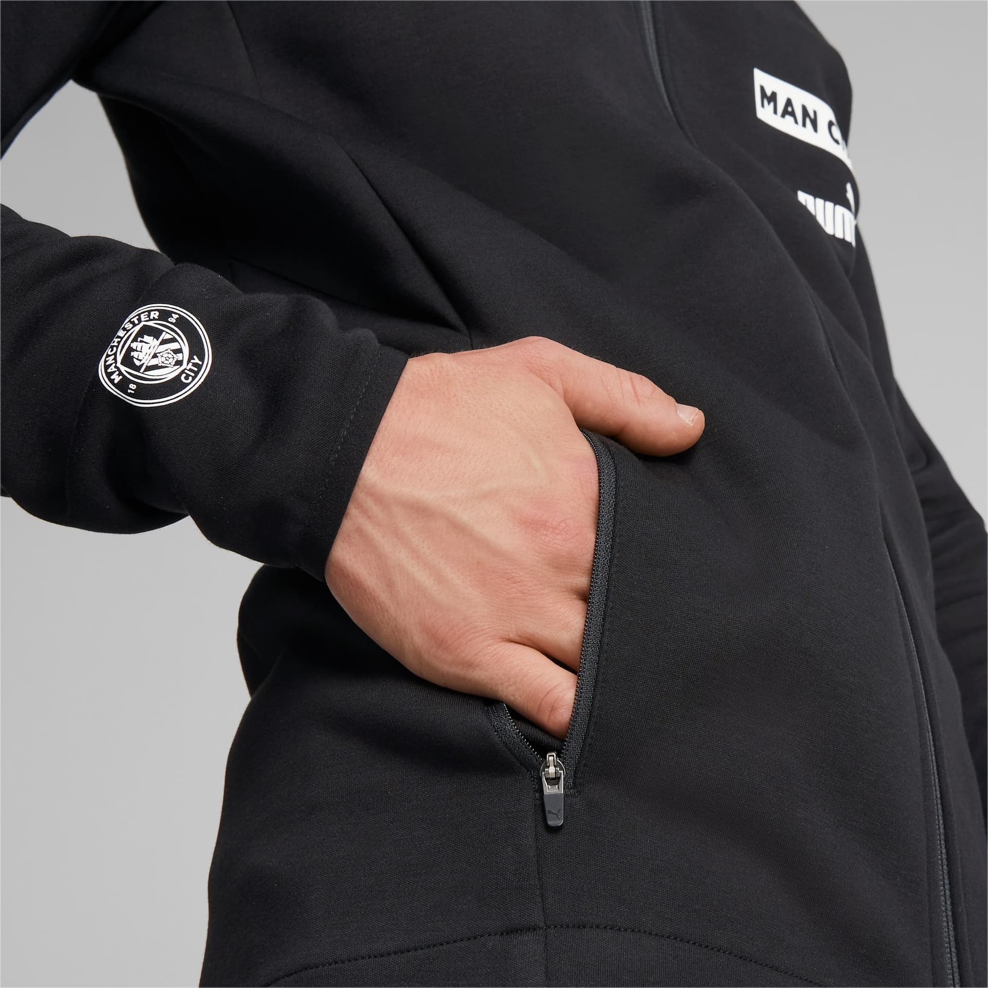 Куртка PUMA Manchester City F.C. Hooded Jacket - изображение 6